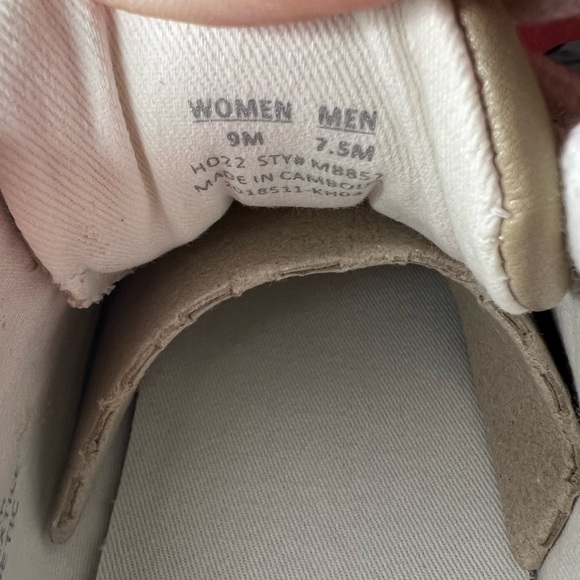 Madewell Kickoff Trainer Sneakers Size 9 Leather Antique Cream Multi NWOT - Picture 14 of 14